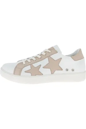 Andrea Conti Damen Low Top Sneaker, weiß/Silbergrau, 40 EU