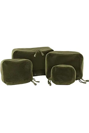 Brandit US Cooper Packing Cubes für Reisen und Outdoor-Abenteuer, 4-teiliges Taschenset für Kleidung, Schuhe und Ausrüstung, platzsparender Gepäck-Organizer für Rucksack und Koffer