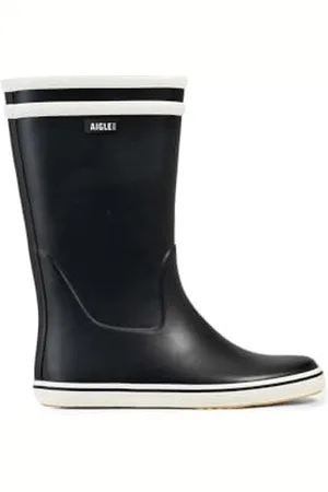 Aigle Damen MALOUINE 2 Gummistiefel, Marineblau/Weiß, 38 EU