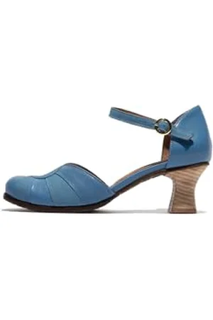 Fly London Damen BESH087FLY Pumps, Blue, 37 EU