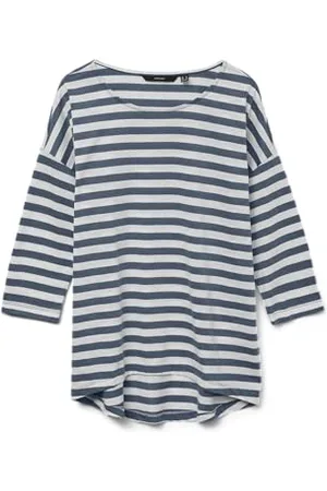 VERO MODA Vmluna Malena 3/4 Top Ga JRS Noos