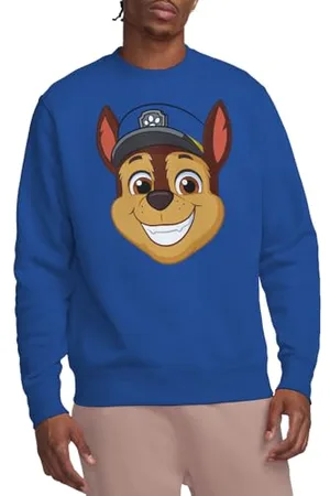 Paw Patrol Unisex Chase Grin Crew Sweatshirt, , XL