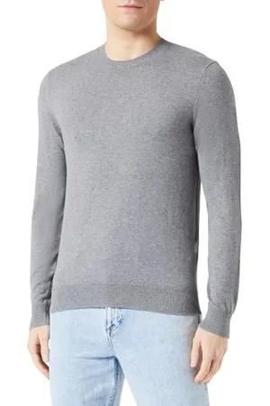Replay Herren Pullover Slim Fit, (Grau), XXL