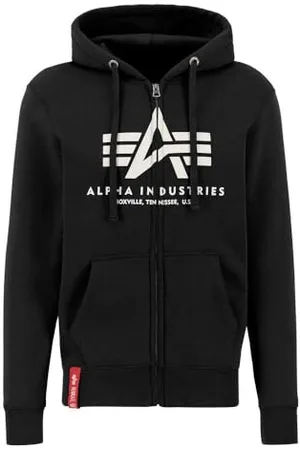 Alpha Industries Basic Zip PP Hoodie für Herren Black