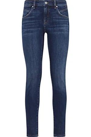 Mavi Damen Adriana Jeans, Dunkles gebürstetes Denim, 31 W/34 L