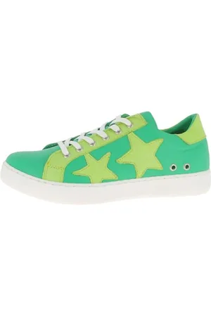 Andrea Conti Damen Low Top Sneaker, Gras/Pistazie, 36 EU