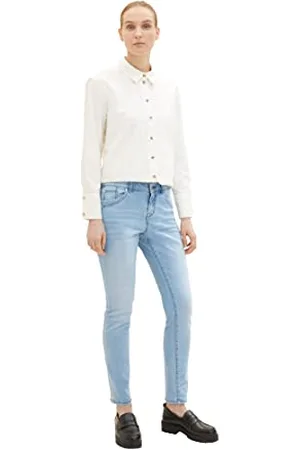 TOM TAILOR Damen 1036916 Tapered Relaxed Jeans, , 28W / 30L
