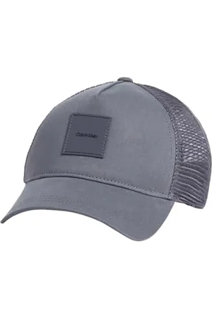 Calvin Klein Herren Cap Tonal Patch Trucker aus Baumwolle, Grau (Iron Gate), Einheitsgröße