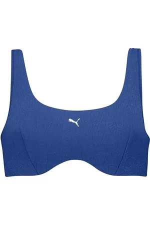 PUMA Swim Women Jacquard Scoop TOP 1P