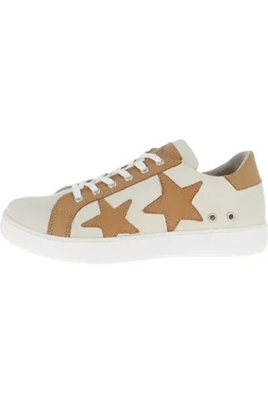 Andrea Conti Damen Low Top Sneaker, Creme/Brandy, 38 EU