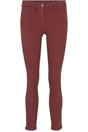 TOM TAILOR Damen Alexa Skinny Jeans mit Reißverschlüssen 1027069, , 34W / 28L
