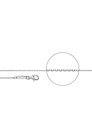 Der Kettenmacher Damen Halskette Ankerkette aus Sterlingsilber in der Farbe , Länge: 38cm, A3-38S