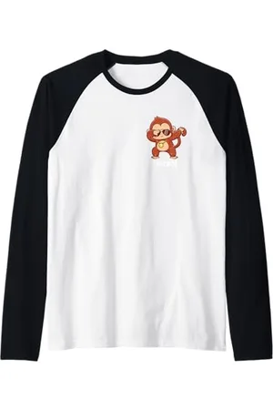 Original Cheddar Cooler Affe mit Sonnenbrille Raglan