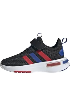 adidas Racer TR23 Shoes Kids Sneaker, core Black/Better Scarlet/Team royal Blue, 25 EU