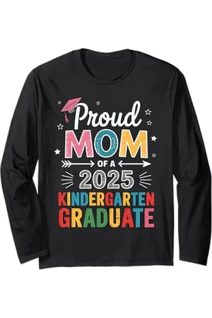 Family 365 Geschenk zum Kindergartenabschluss, Mutter eines Absolventen von 2025 Langarmshirt