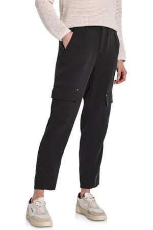 Street one Damen A379040 Paperbag Hose im Cargo-Look, , 44W x 28L