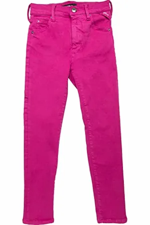 Replay Mädchen Jeans Nellie Skinny-Fit Hyperflex Colour X-Lite mit Stretch, (Rosa), 16 Jahre