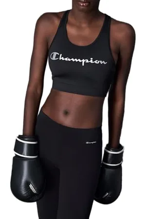 Champion Damen Athletic Sportbras W-Quick Dry Anti-Microbial Compact Stretch Poly Jersey Sport-BH, , S