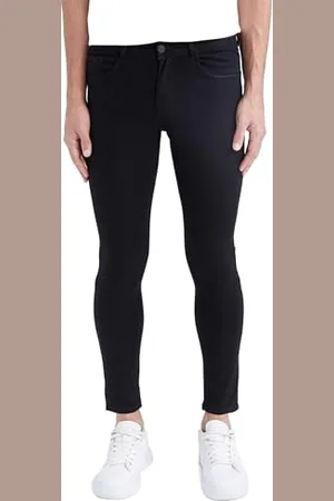 DeFacto Jeanshose für Herren Herren DenimHose Black,28-30