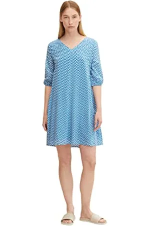 TOM TAILOR Damen Midi Kleid 1032207, , 36