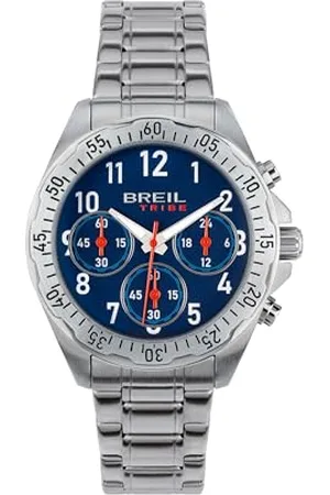 Breil Herren Armbanduhr Grow UP mit silberfarbenem Stahlarmband, 5 Bar, Gehäusedurchmesser: 37 mm, EW0712