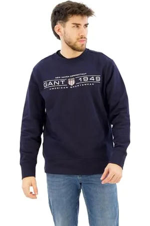 GANT Herren Graphic C-Neck Sweat Sweatshirt, , XXXL