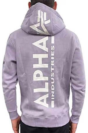 Alpha Industries Herren Back Print Hoody Kapuzensweat Kapuzenpullover, , 56