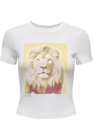 ONLY Onlpenny S/S Animal Top Box JRS