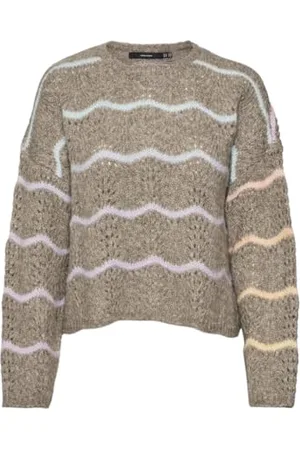 VERO MODA VMHATTY LS O-Neck Stitch Pullover Boo