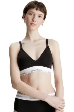 Calvin Klein Damen Still BH Maternity Bra ohne Bügel, Mehrfarbig (Black), L