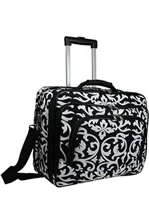 World Traveler Rolling Laptop-Aktentasche, Unisex, für Erwachsene, 43,2 cm (17 Zoll), Paisleymuster, , One Size, Rolling 17 Zoll Laptop Aktentasche