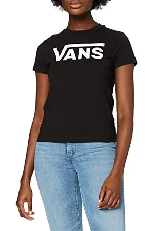 Vans Damen Flying V Crew Tee T-Shirt, BLACK, XL