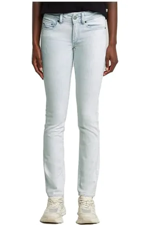 G-Star Damen Midge Slim Straight Jeans, (Faded Blue Stream D26424-D760-H073), 25W / 30L