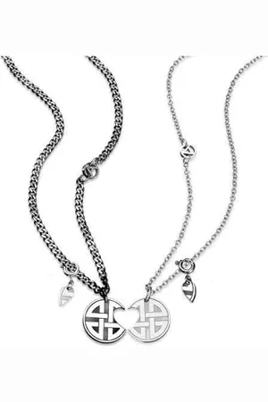 ANJEWELS Halskette mit Anhänger Give a Little Bit AV.NWGLB08S, Einheitsgröße, Metall, Kein Edelstein