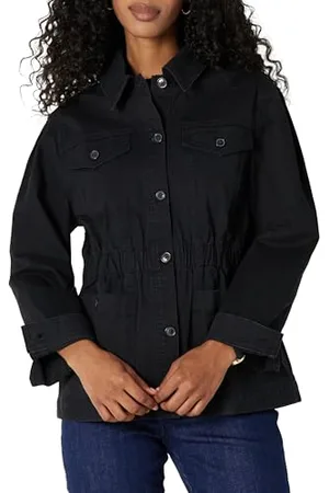 Amazon Damen Mittelschwere Jacke aus Baumwolltwill In Normaler Passform, , XL