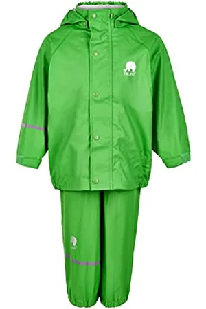 CeLaVi Unisex Baby Basic Rainwear Set -Solid Pu Regenjacke, , 100 EU