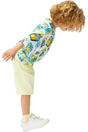 Koton Boys Jean Shorts Basic Pockets Cotton