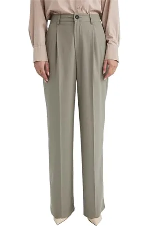 DeFacto Damen A1919AX Casual Pants, Green, 38