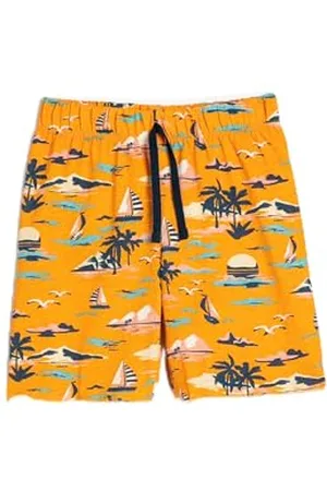 Koton Boys Shorts Sea Themed Drawstring Cotton