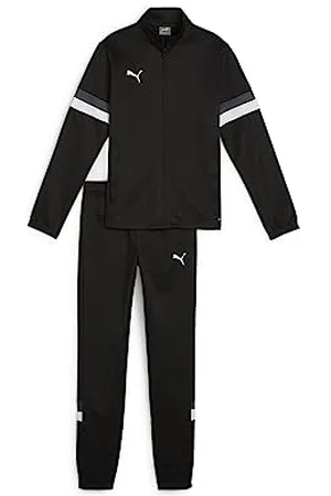 PUMA Jungen Teamrise Jr Trainingsanzug, Black Black, 176