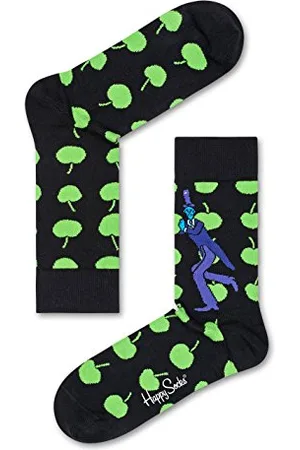 Happy Socks Herren Ice Cream Socken, Black, 4-11 (Size:41-46)