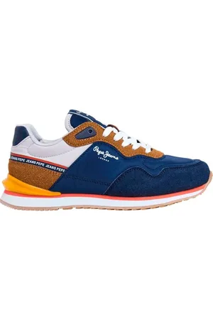 Pepe Jeans Jungen London Jump B Sneak, Blau/Marineblau