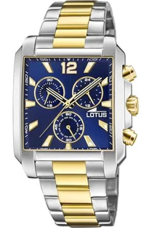 Lotus Herren Chronograph Chrono in der Farbe /Gold mit Edelstahlarmband, Gehäusedurchmesser: 38mm, 18852/2