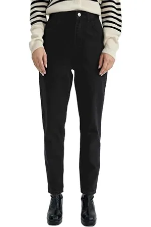 DeFacto Damen Z6556AZ Jeans, Black, 32