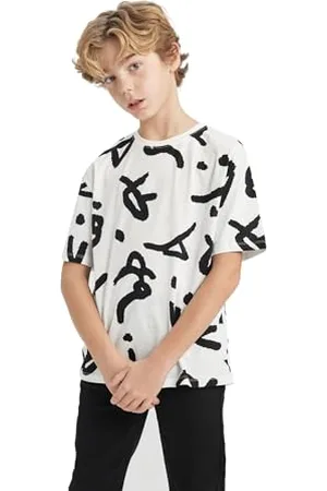 DeFacto T-Shirt Jungen - Hochwertiges und trendiges T-Shirt für Jungs - T-Shirt Kinder Jungen