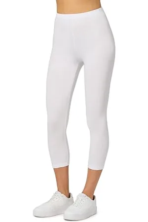 Merry Style Damen 3/4 Leggings Capri Leggings Damen aus Baumwolle Capri Sportleggings MS10-199 ( , S)