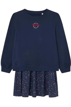 Pepe Jeans Mädchen Tilda Kleid, Blau (Dulwich Blue), 16 Jahre