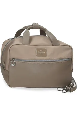 Pepe Jeans Christine, Kulturbeutel, Umhängetaschen, Organizer, verschiedene Fächer, aus Polyester und Kunstlederdetails von Joumma Bags, , Talla única, Große Kosmetiktasche
