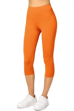 Merry Style Damen Leggings 3/4 Capri Leggings aus Viskose MS10-144 ( , XL)