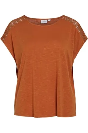 VILA Vinoel O-Neck S/L Lace Top